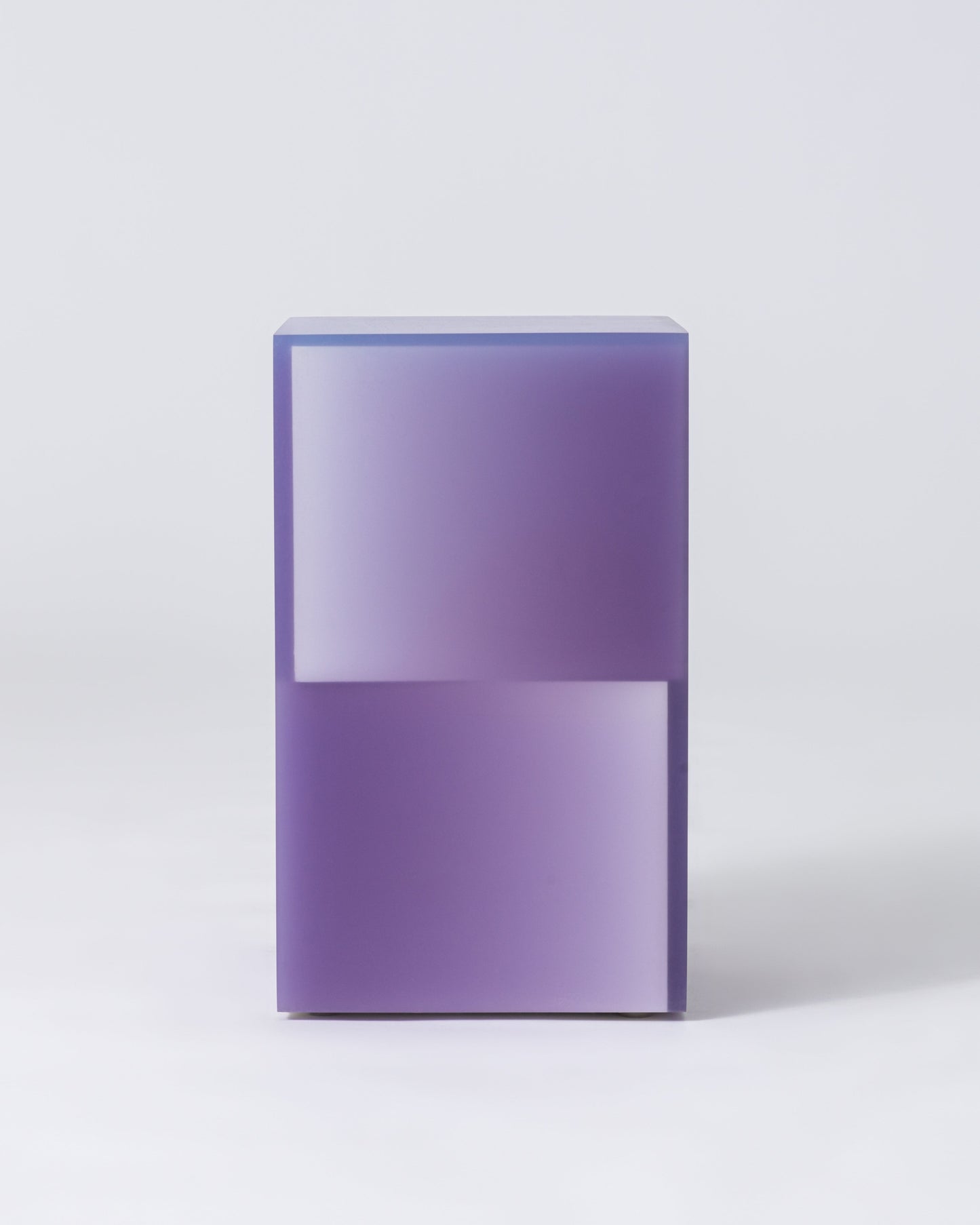 2-Way Shift Box in Purple sitting facturestudio