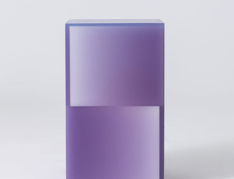 2-Way Shift Box in Purple sitting facturestudio