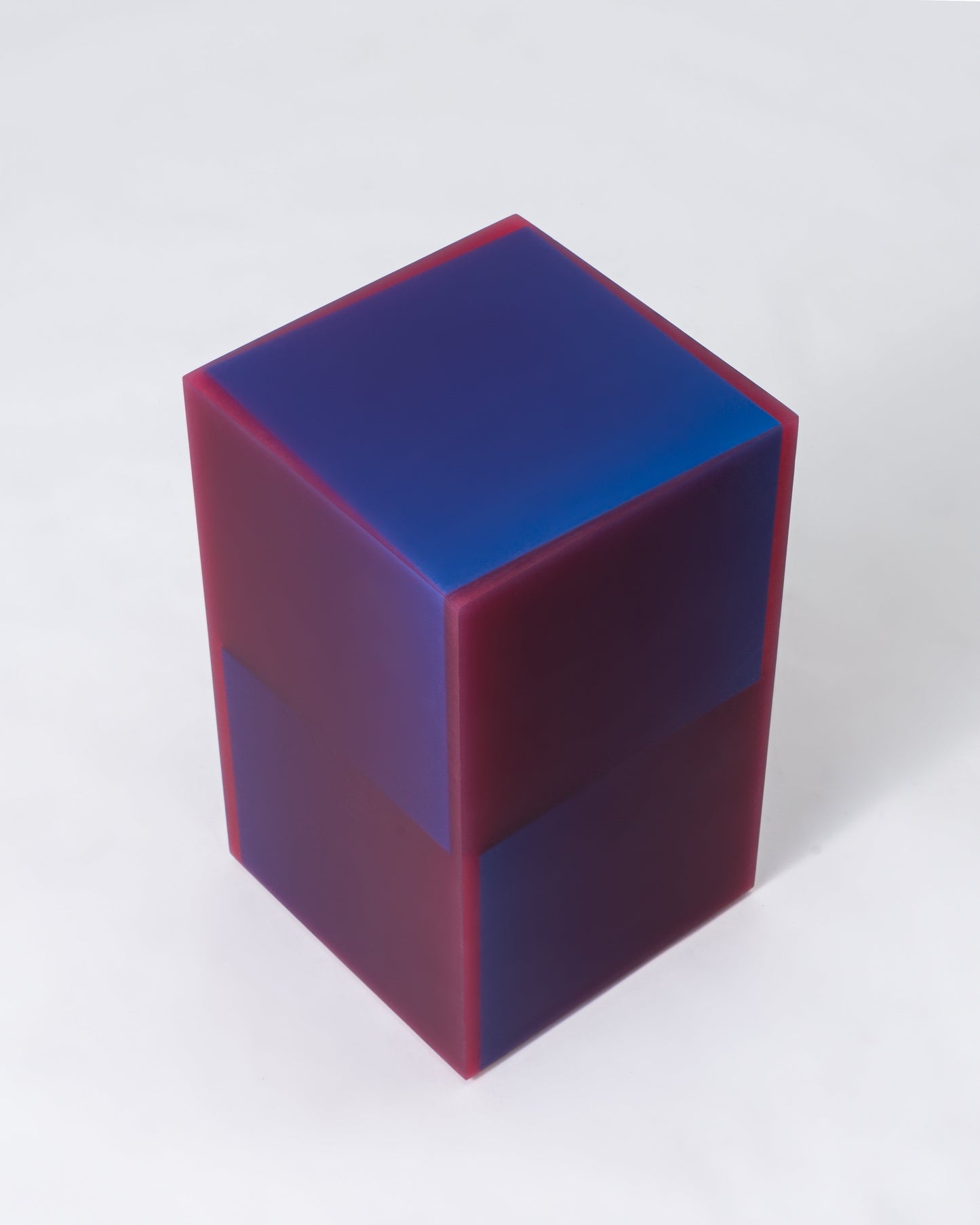 2-Way Shift Box in Red/Purple sitting facturestudio