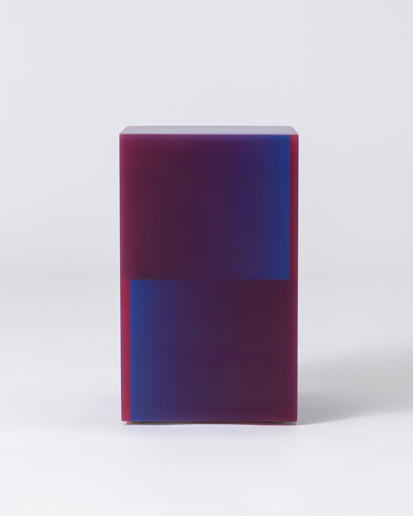 2-Way Shift Box in Red/Purple sitting facturestudio
