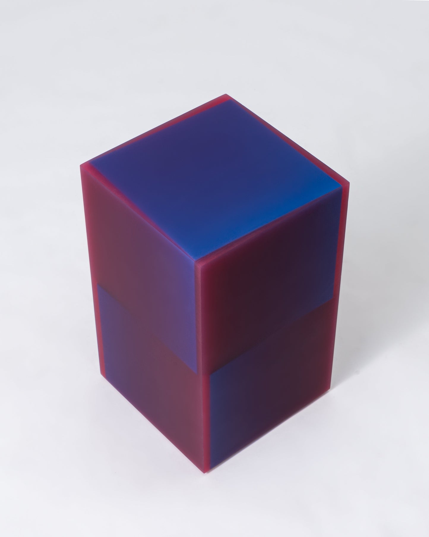 2-Way Shift Box in Red/Purple sitting facturestudio 